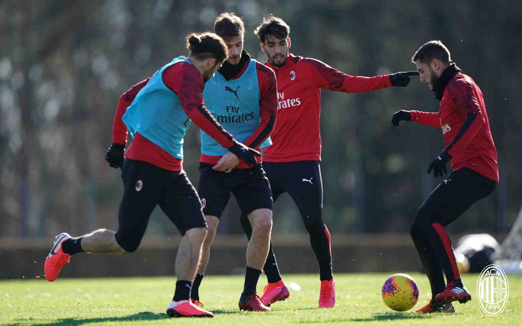 allenamento Milan Milanello