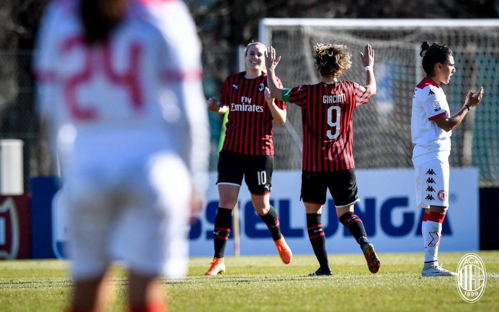 Berglind Björg Thorvaldsdottir Milan Femminile