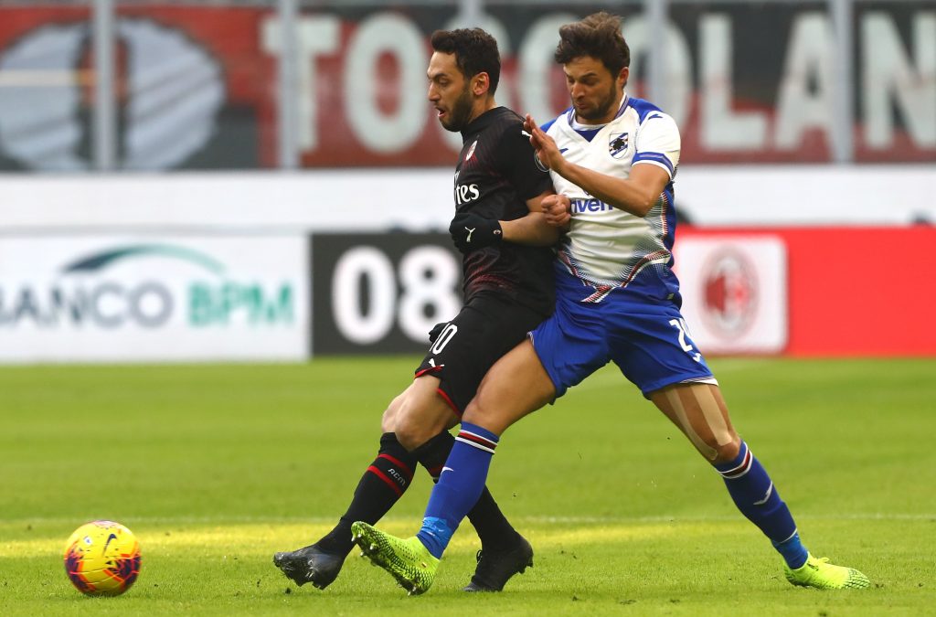 Calhanoglu Milan-Sampdoria