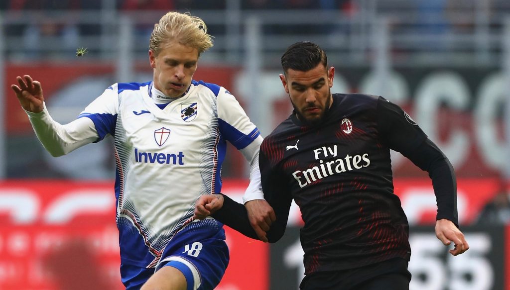 Theo Hernández Milan-Sampdoria
