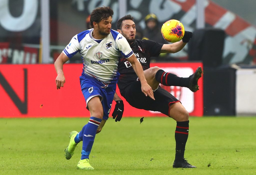 Calhanoglu Milan-Sampdoria