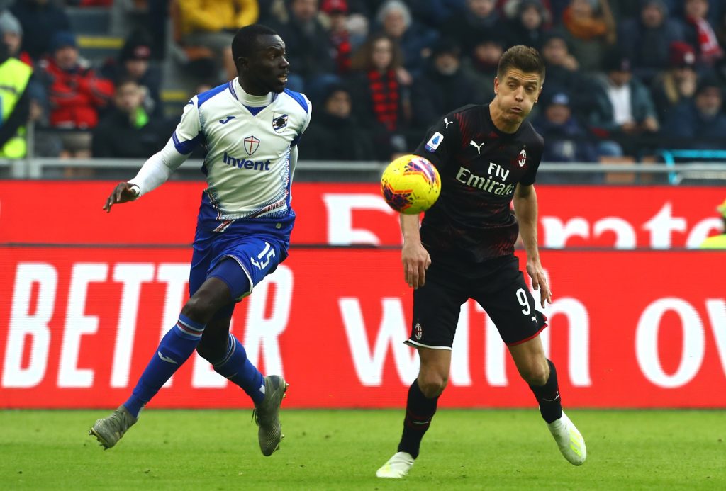Piatek Milan-Sampdoria