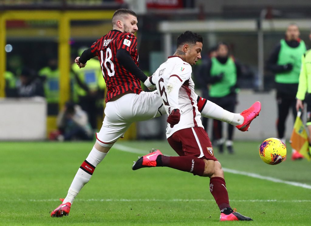 Rebic Izzo Milan-Torino