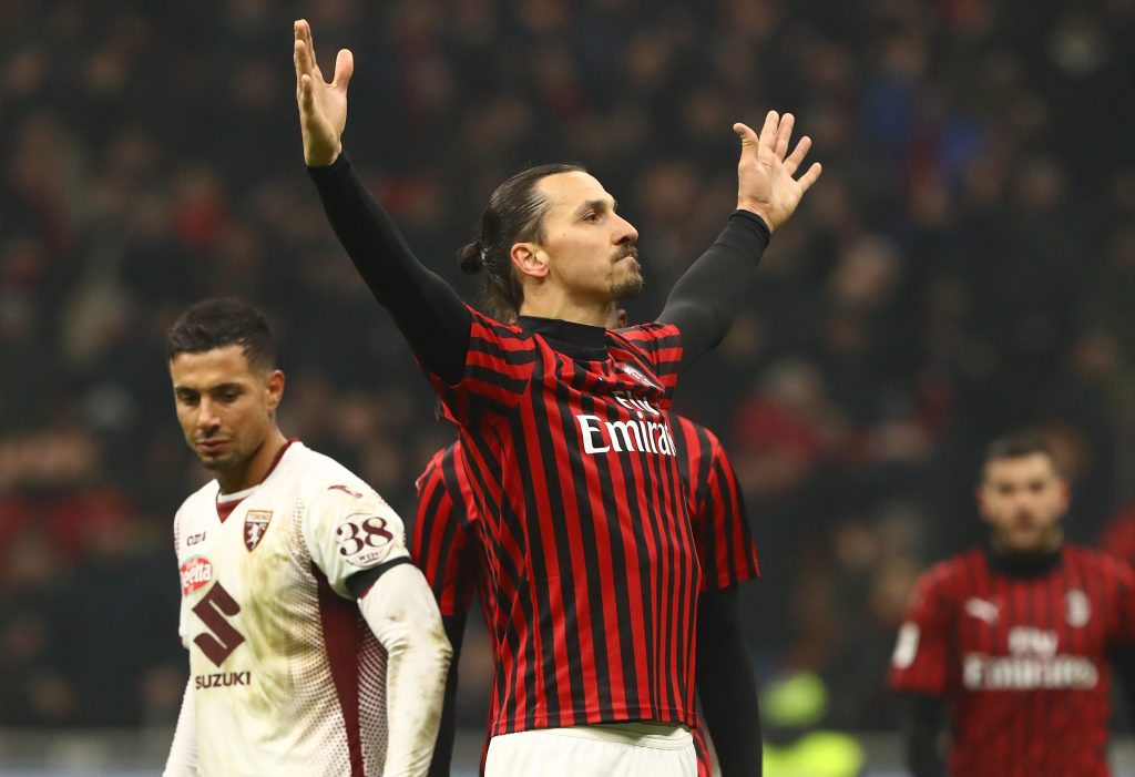 Zlatan Ibrahimovic Milan-Torino Coppa Italia