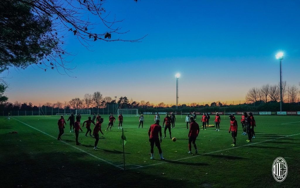 allenamento Milan Milanello