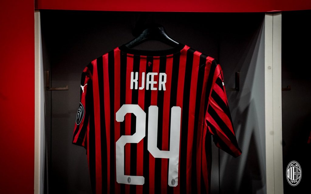 Simon Kjaer Milan-Spal