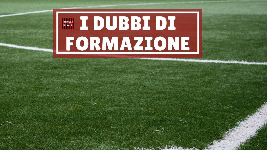 Grafica Dubbi di formazione Pioli AC Milan, i probabili titolari