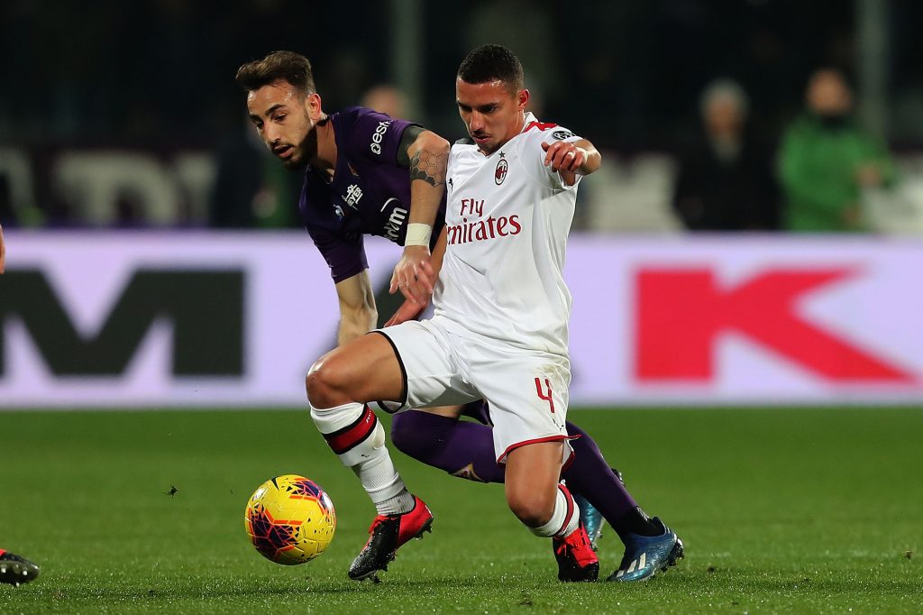 Gaetano Castrrovilli Ismael Bennacer Fiorentina-Milan