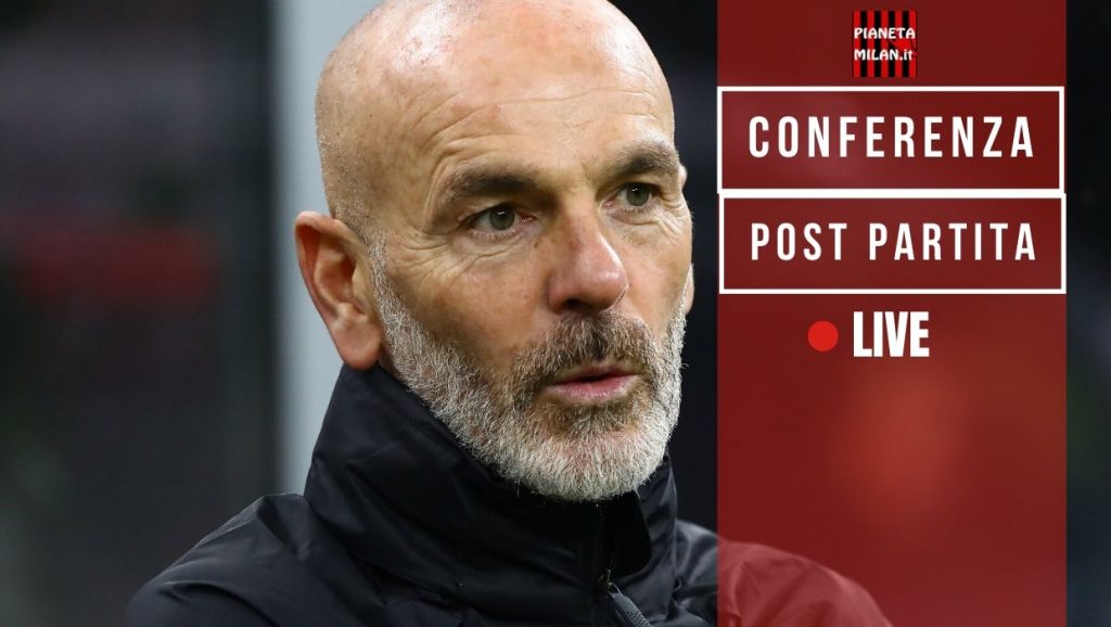 Conferenza stampa Pioli , dichiarazioni Post Partita (Grafica)