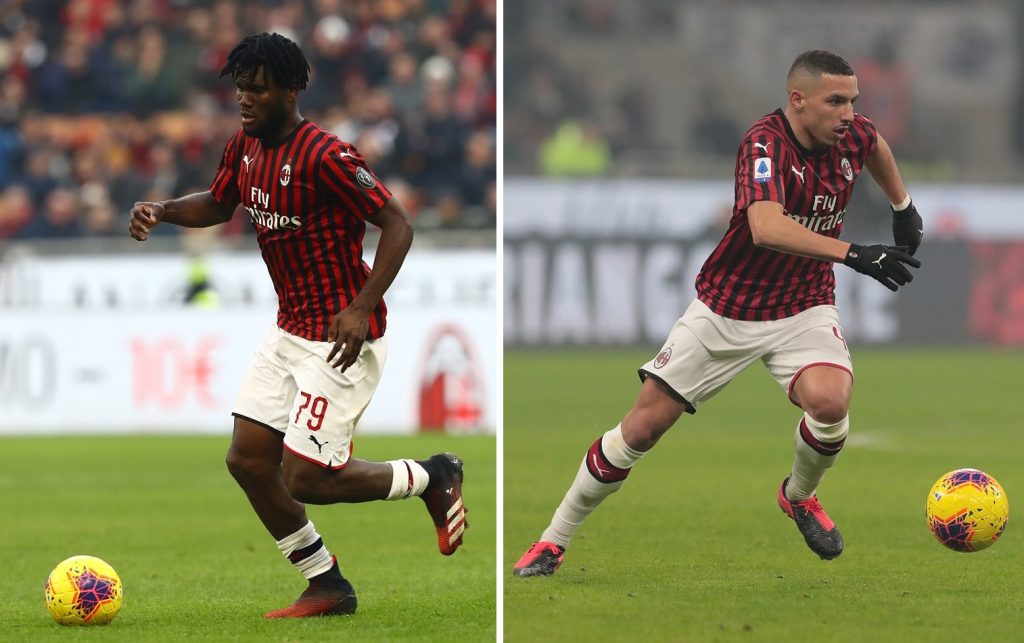 Franck Kessie Ismael Bennacer AC Milan