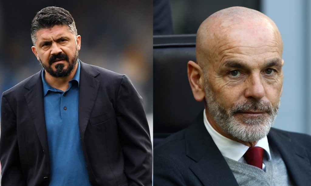 Gennaro Gattuso e Stefano Pioli