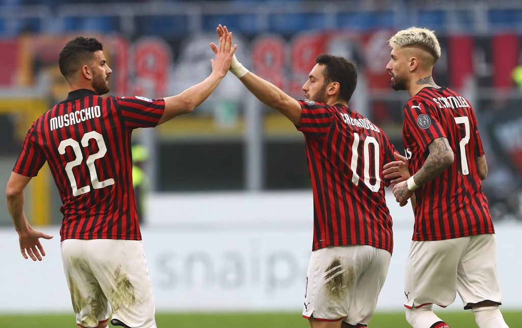 Milan-Verona Calhanoglu