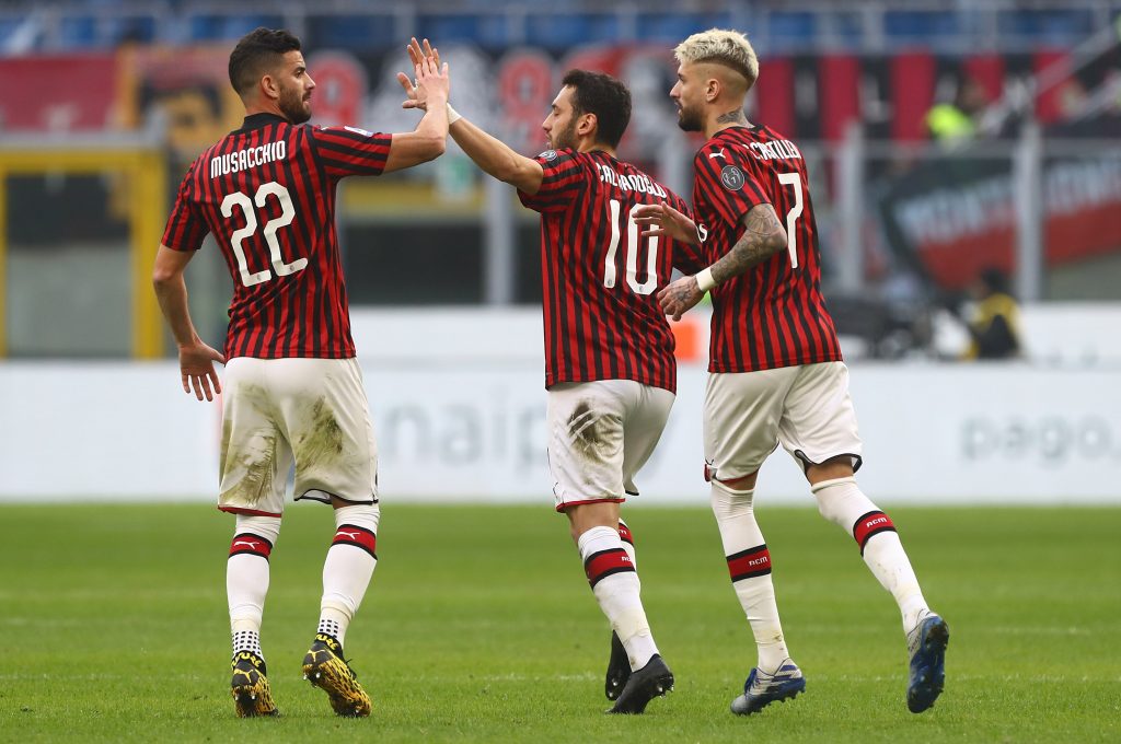 Milan-Verona Calhanoglu