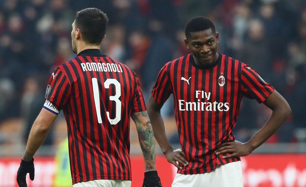 Romagnoli Leao Milan
