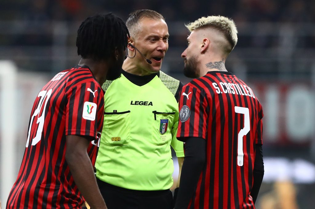 Kessie Castillejo AC Milan-Juventus Valeri