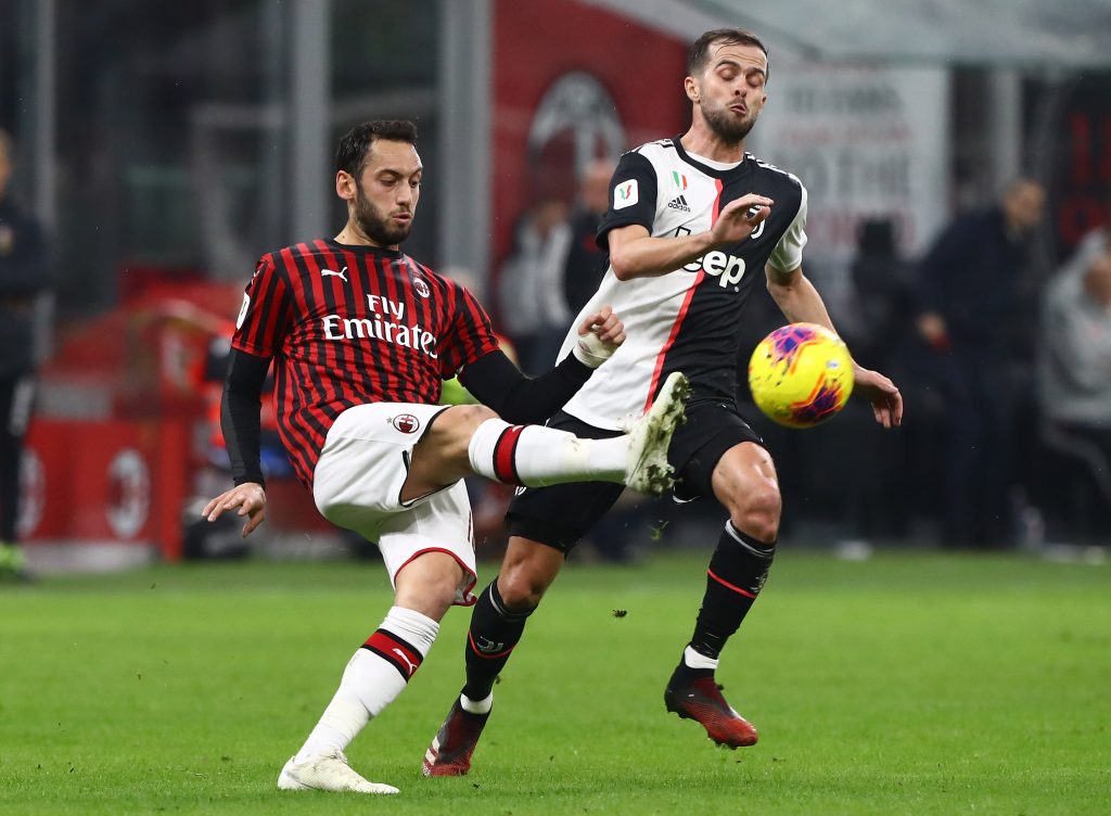 Calhanoglu Pjanic Milan-Juventus