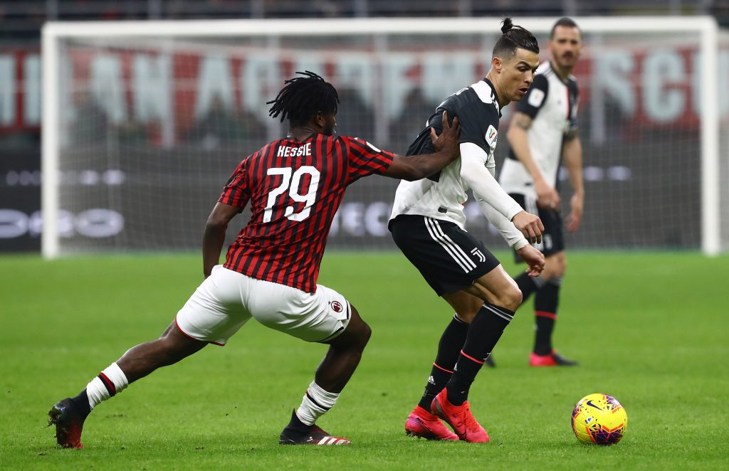 Kessie Ronaldo Milan-Juventus