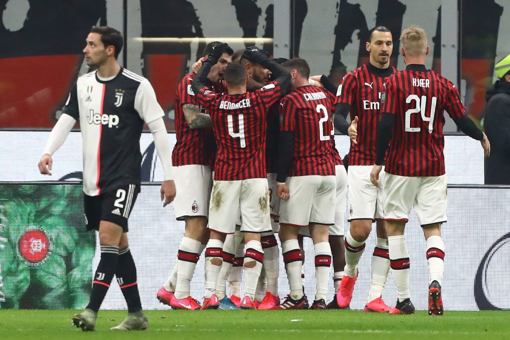 Milan-Juventus Coppa Italia