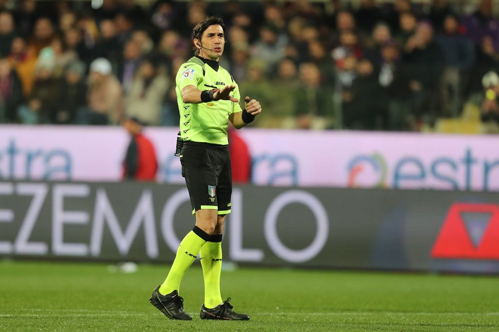 Gianpaolo Calvarese, arbitro di Fiorentina-Milan