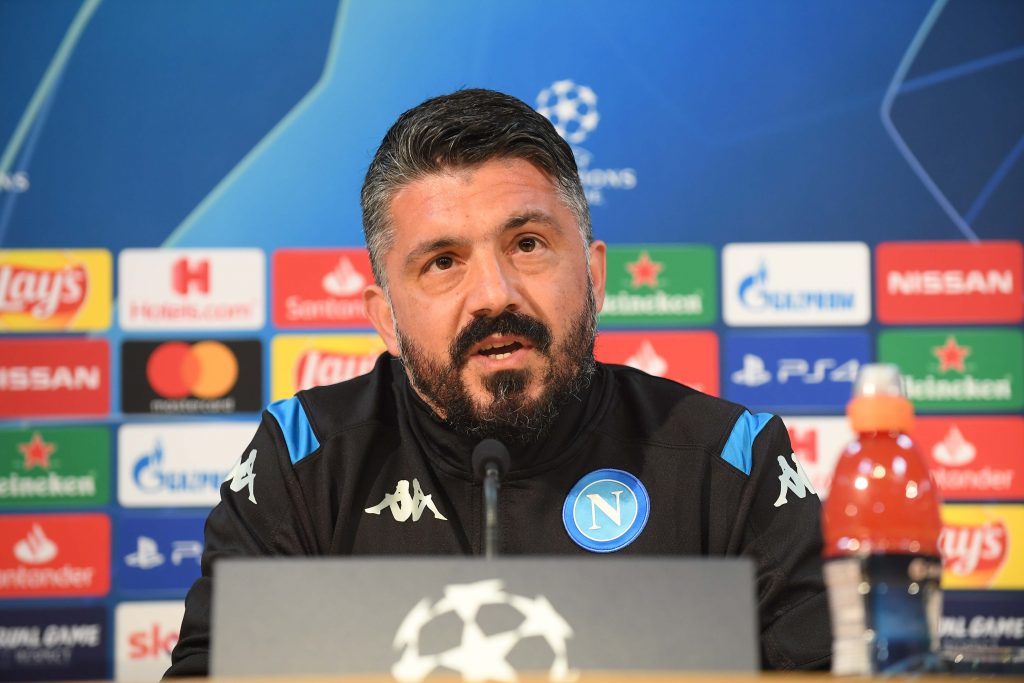 Gennaro Gattuso Napoli conferenza stampa