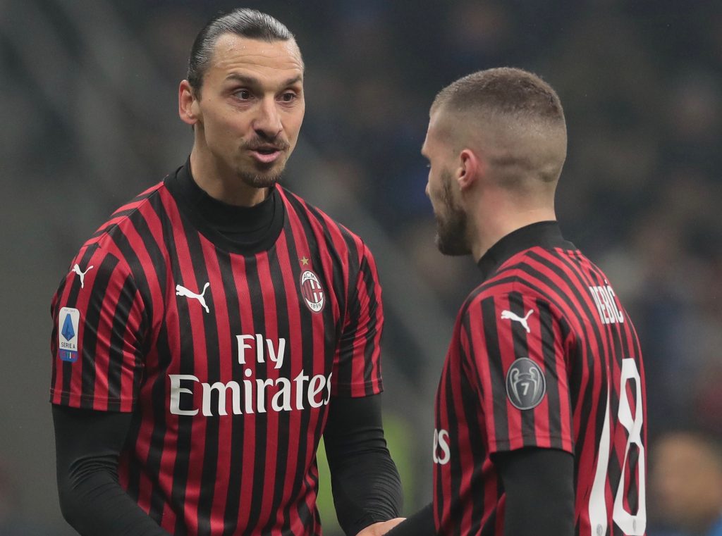 Ibrahimovic Rebic AC Milan