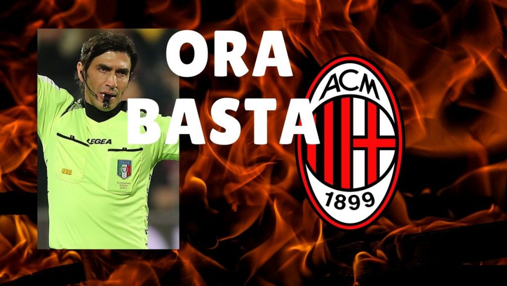 Arbitro Calvarese vs Milan (Grafica )