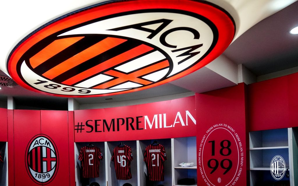 spogliatoio Milan-Torino