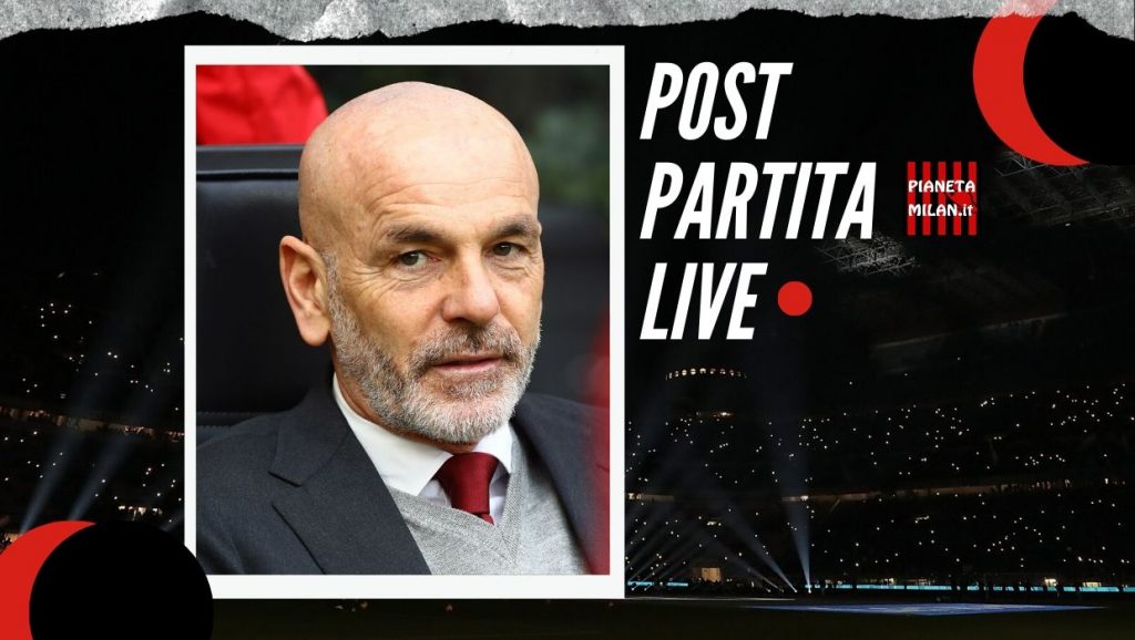 Intervista Pioli, dichiarazioni post partita Milan (Grafica)