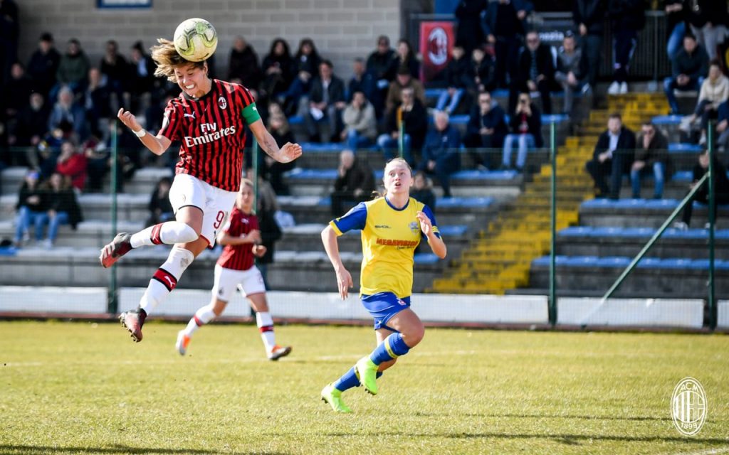 Valentina Giacinti, attaccante del Milan femminile
