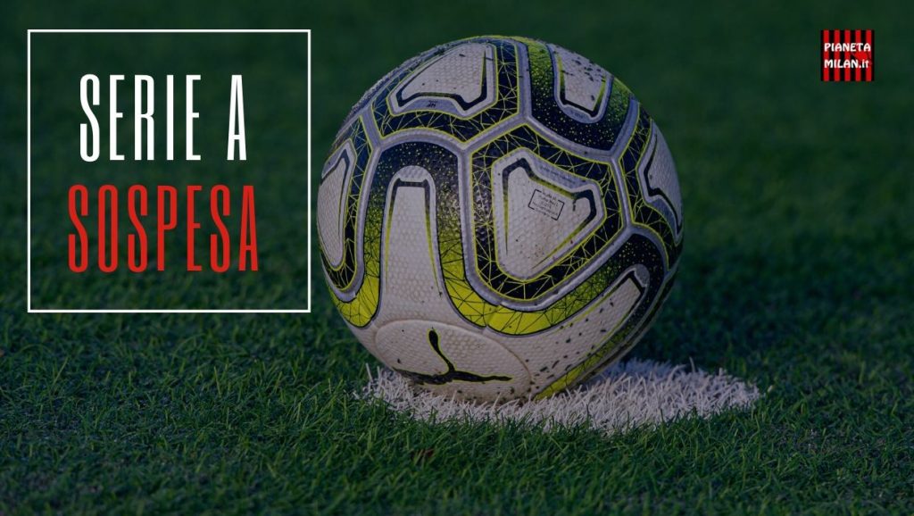 Serie A - Campionato sospeso