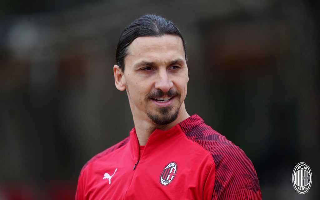 Zlatan Ibrahimovic allenamento Milan Milanello