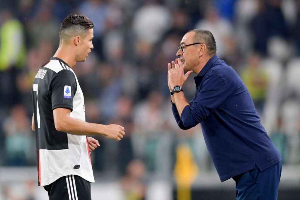 Cristiano Ronaldo Maurizio Sarri Juventus