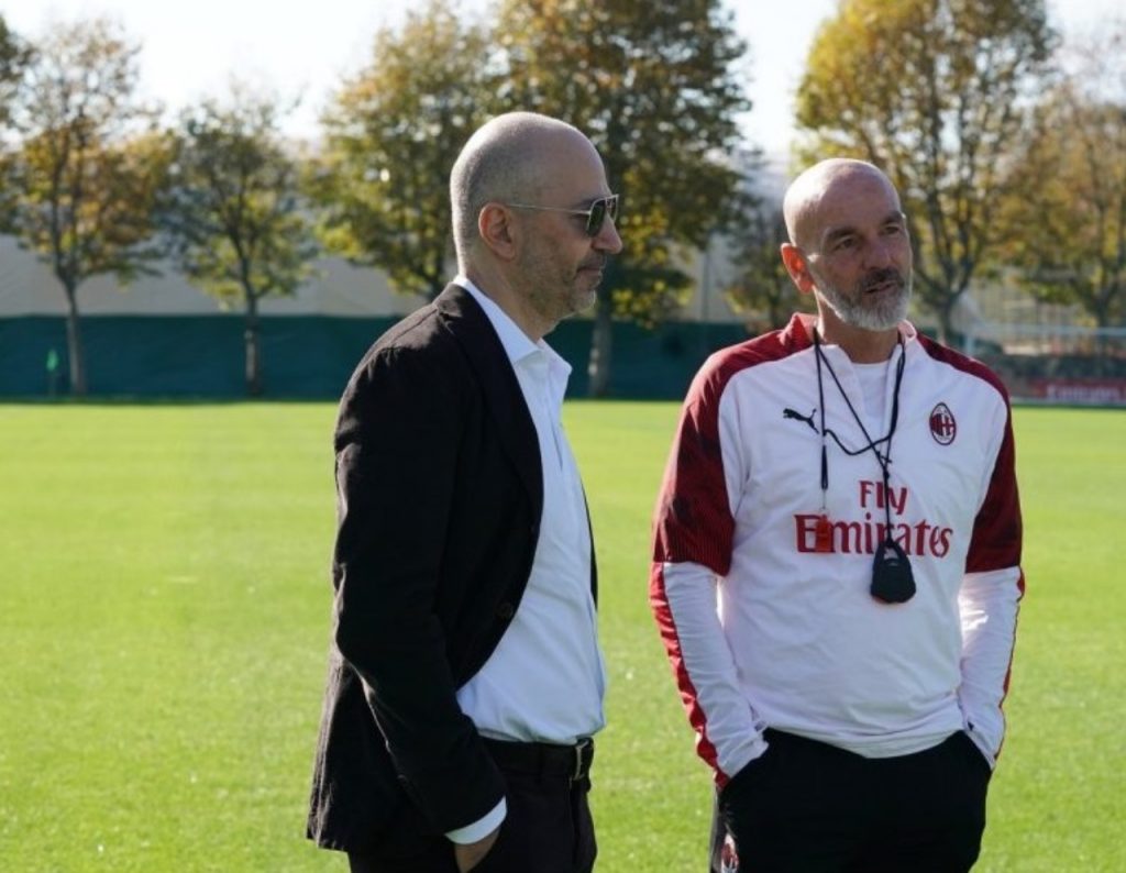 Ivan Gazidis Stefano Pioli