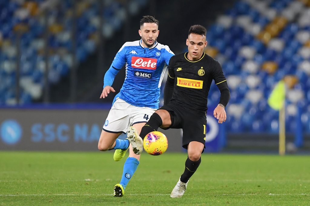 Manolas Lautaro Martinez Napoli Inter
