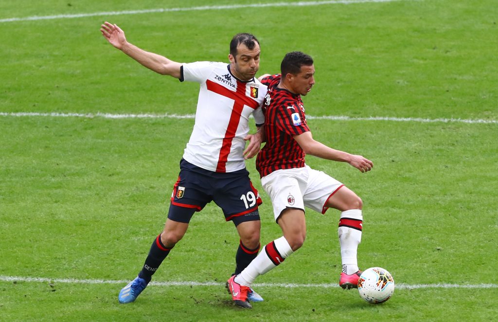 Pandev Bennacer Milan-Genoa