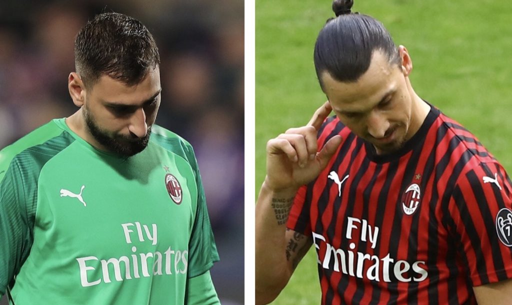 Donnarumma Ibrahimovic Milan