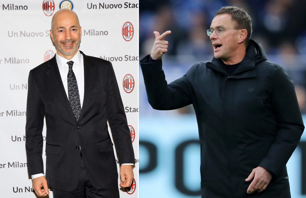 Ivan Gazidis Ralf Rangnick Milan