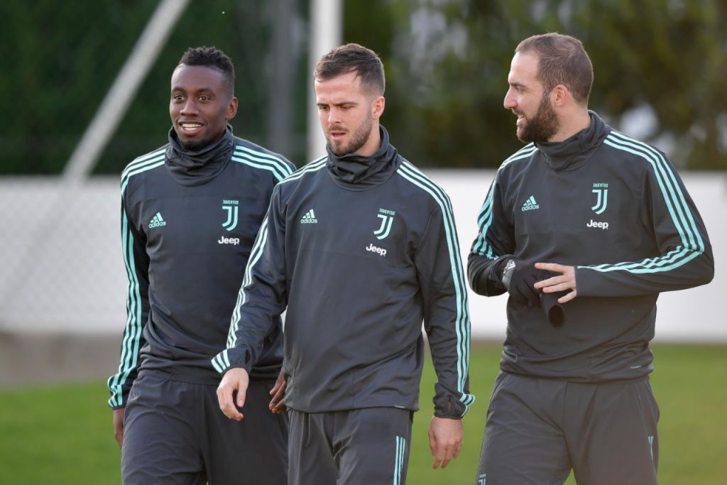 Matuidi Pjanic Higuain Juventus quarantena