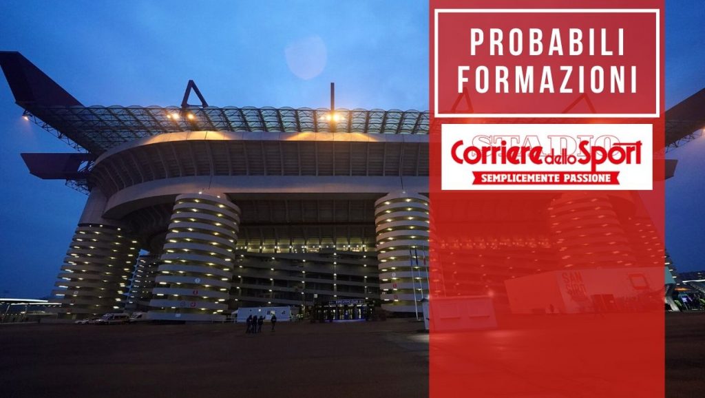 Probabili formazioni Milan - L'undici titolare di Pioli secondo Corriere dello Sport (Grafica2)