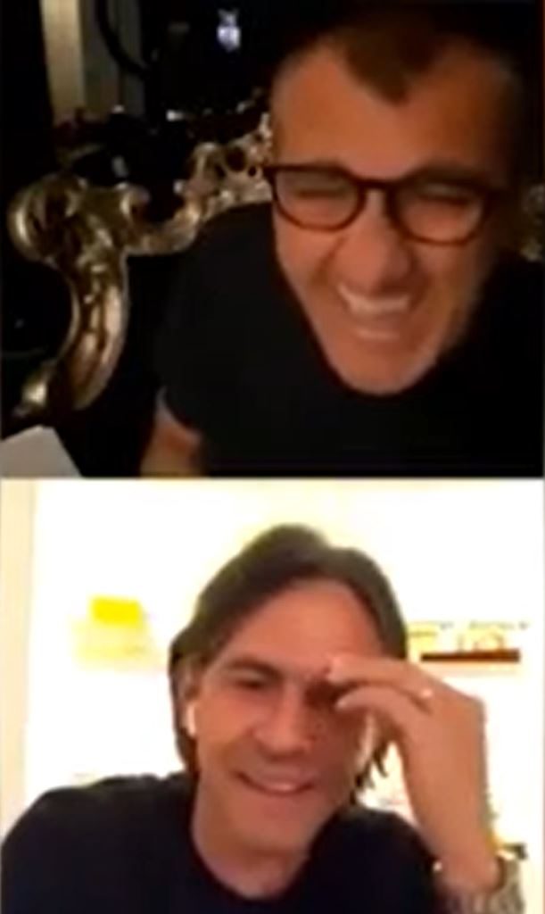 Inzaghi Vieri diretta Neqrouz dito sedere