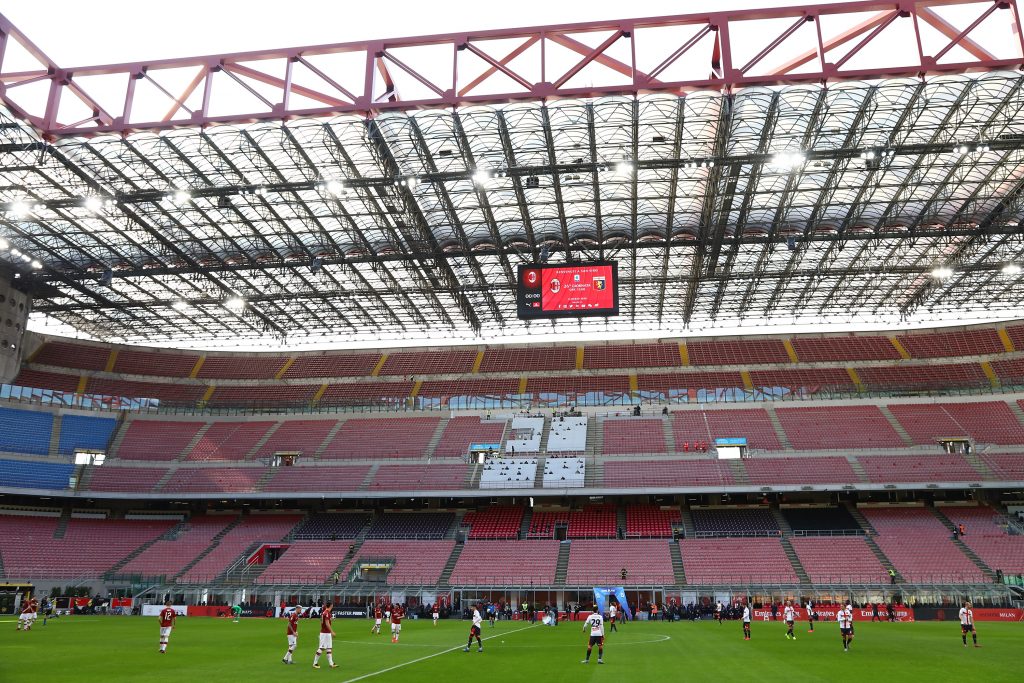 Milan Genoa San Siro porte chiuse