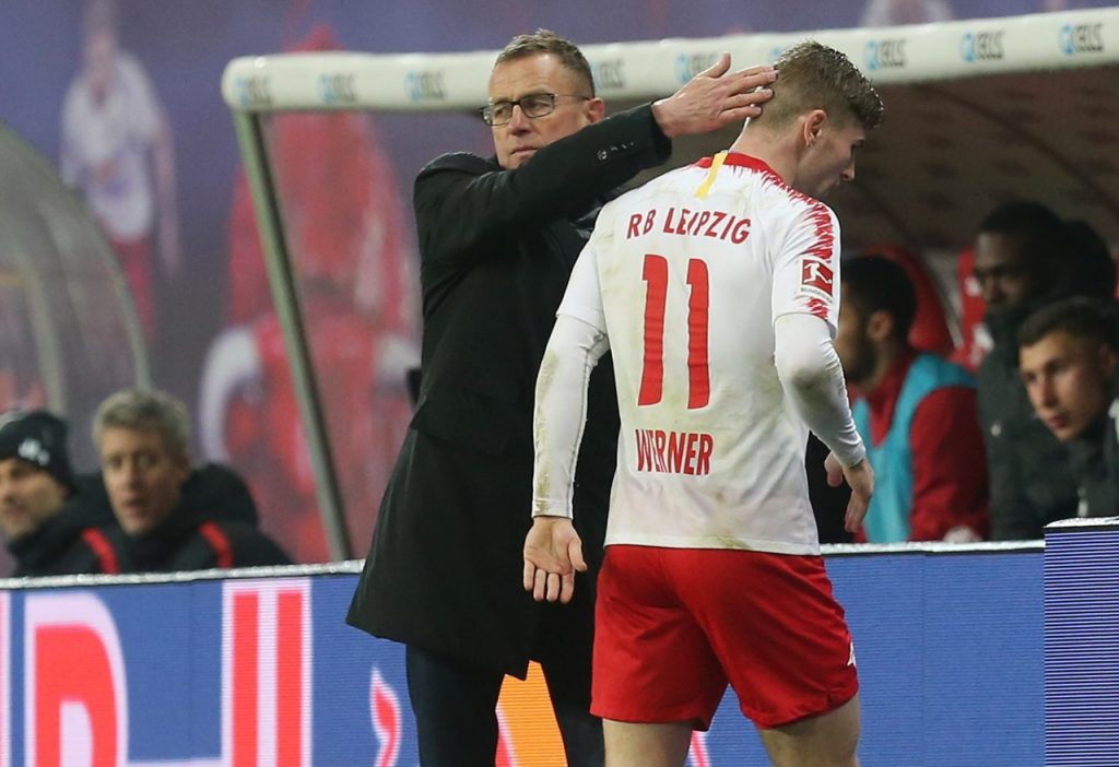 Ralf Rangnick e Timo Werner