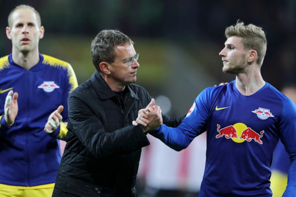 Ralf Rangnick e Timo Werner