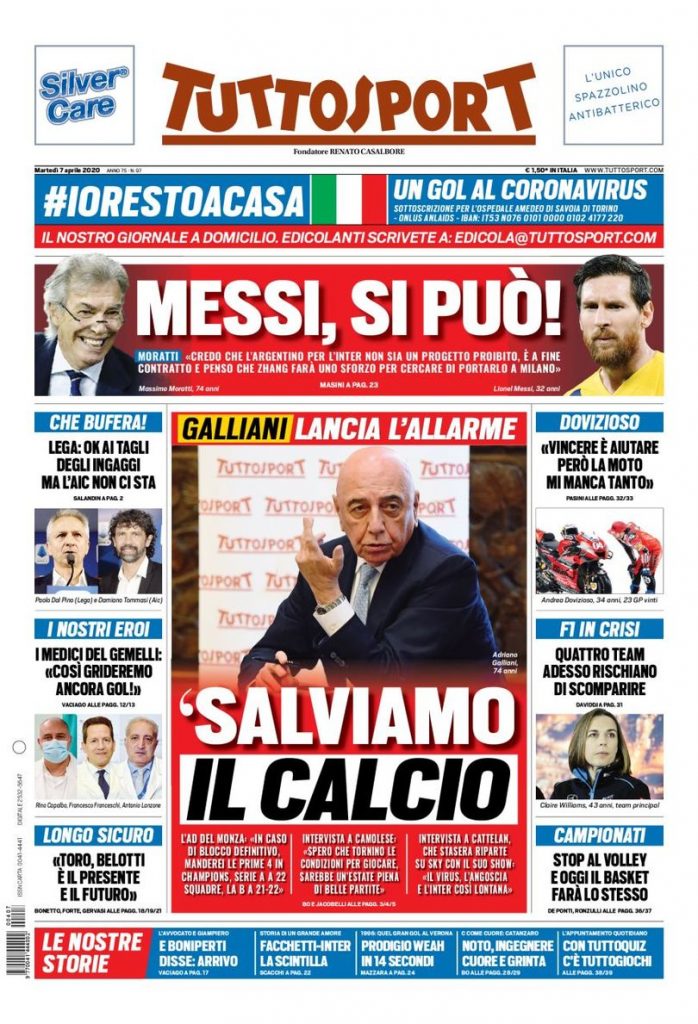 Tuttosport 7 aprile 2020