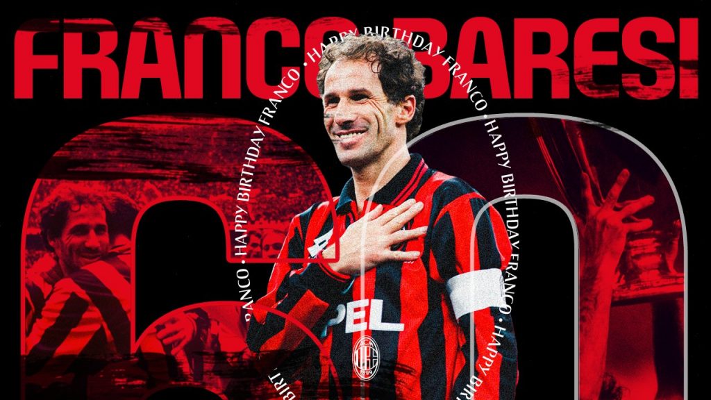 Milan 60° compleanno Baresi