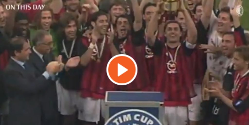 Coppa Italia 2003 Milan Roma video