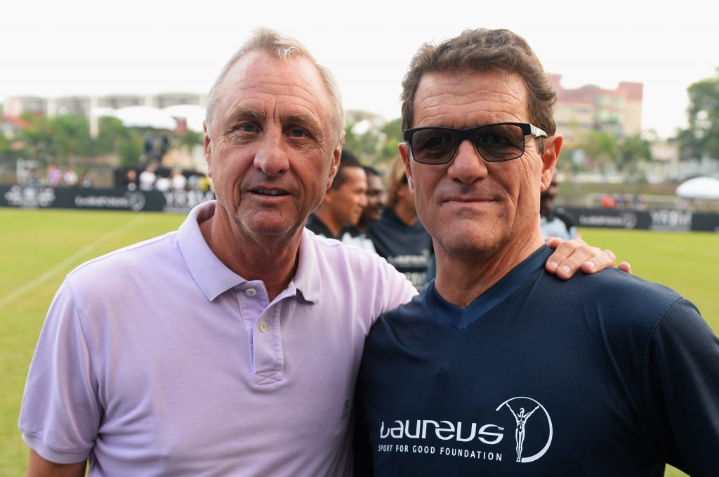 Johann Cruijff Fabio Capello