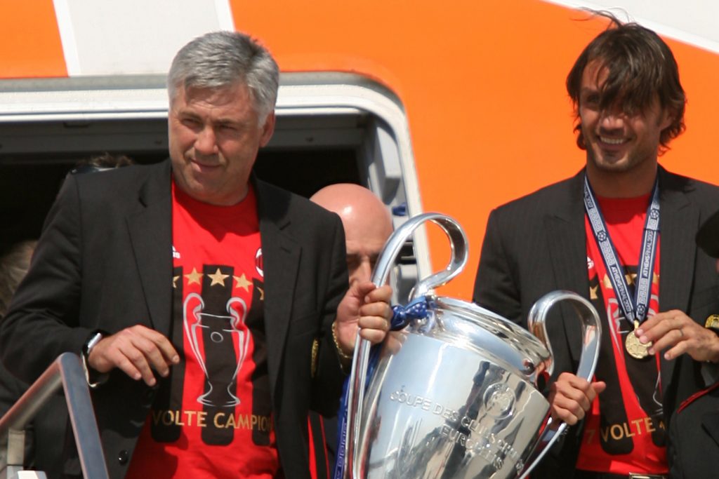 Ancelotti Maldini Milan 2007