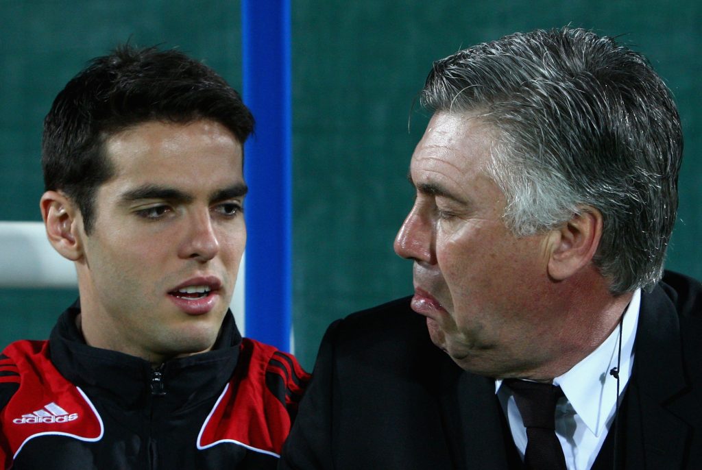 Kaka Ancelotti Milan 2009