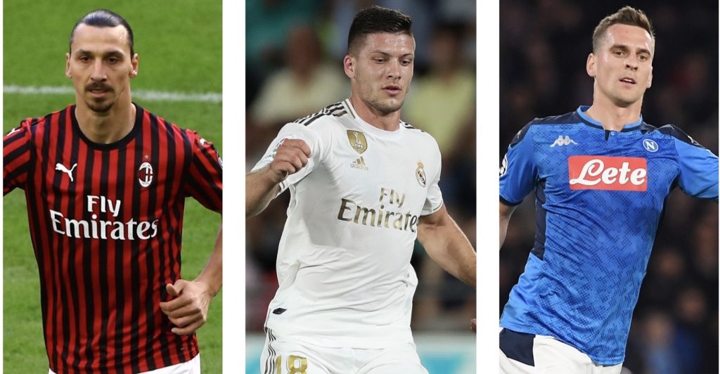 calciomercato Milan Ibrahimovic Jovic Milik